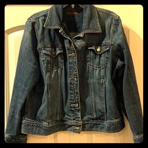 Eddie Bauer Denim Jacket, sz XL